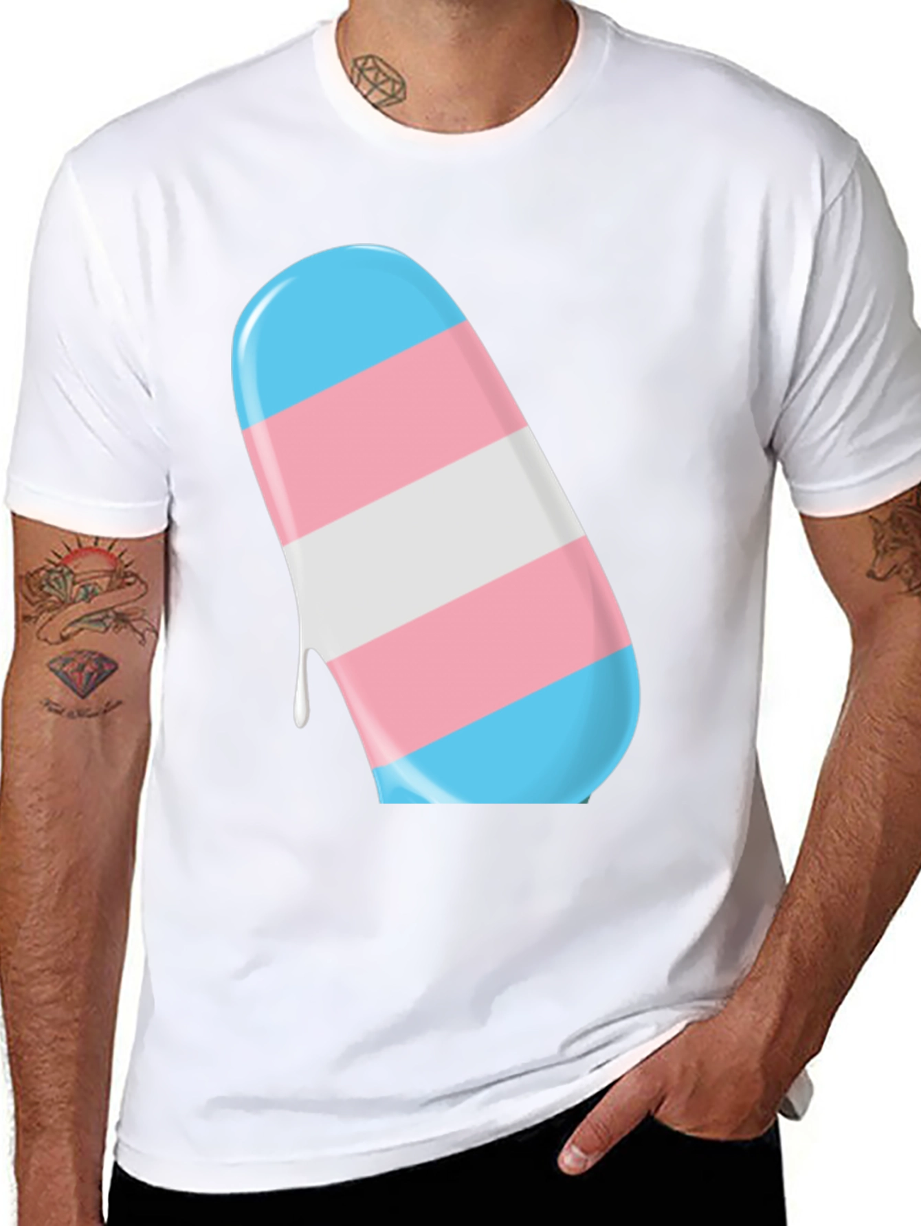 Transgender Pride Popsicle T-Shirt