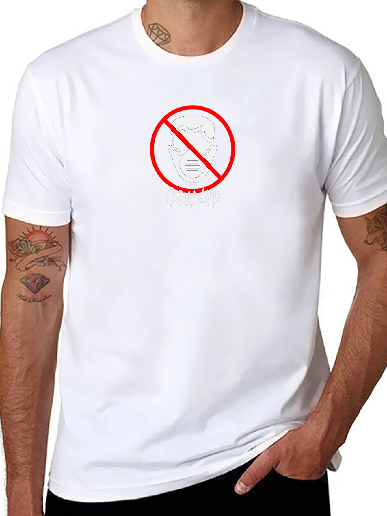 Squad Anti-Mask T-Shirt - Stand Out