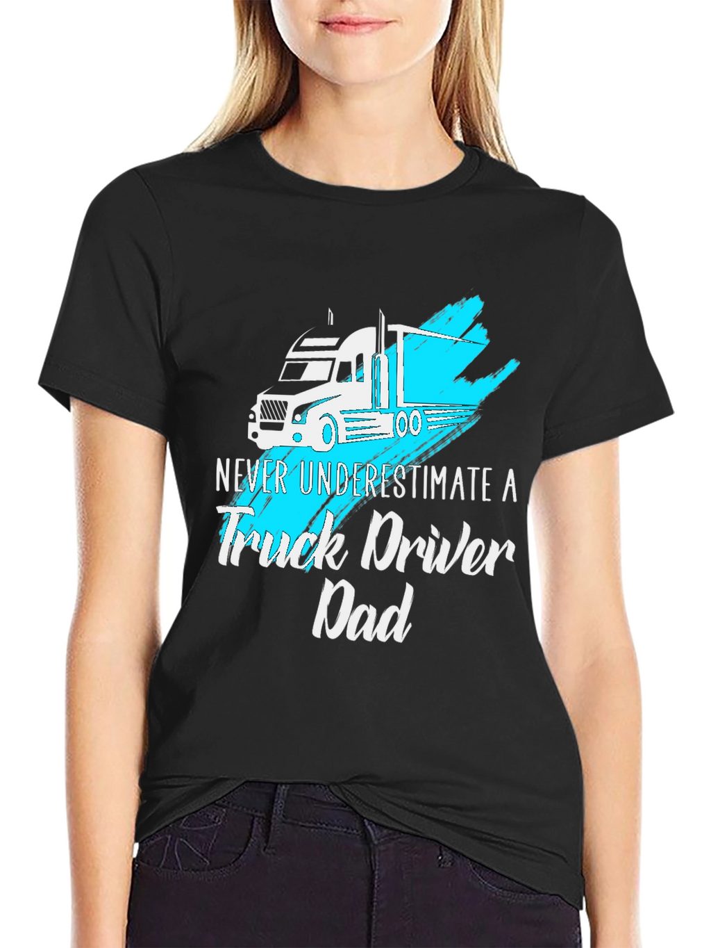 Truck Driver Dad T-Shirt - Cool Graphic Tee