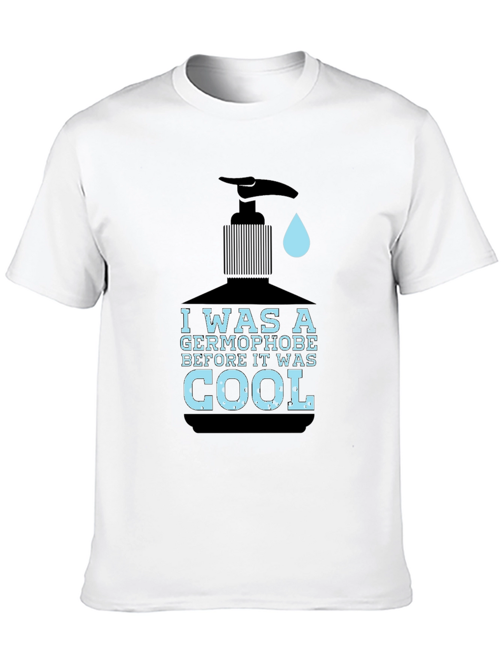 Germophobe Cool Graphic Tee - Black
