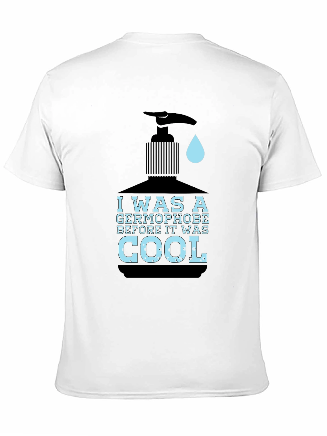 Germophobe Cool Graphic Tee - Black