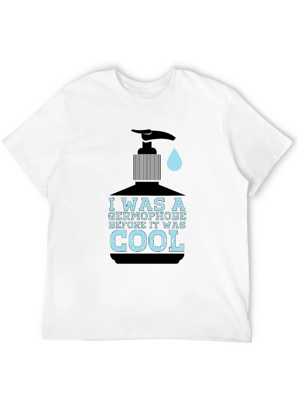 Germophobe Cool Graphic Tee - Black