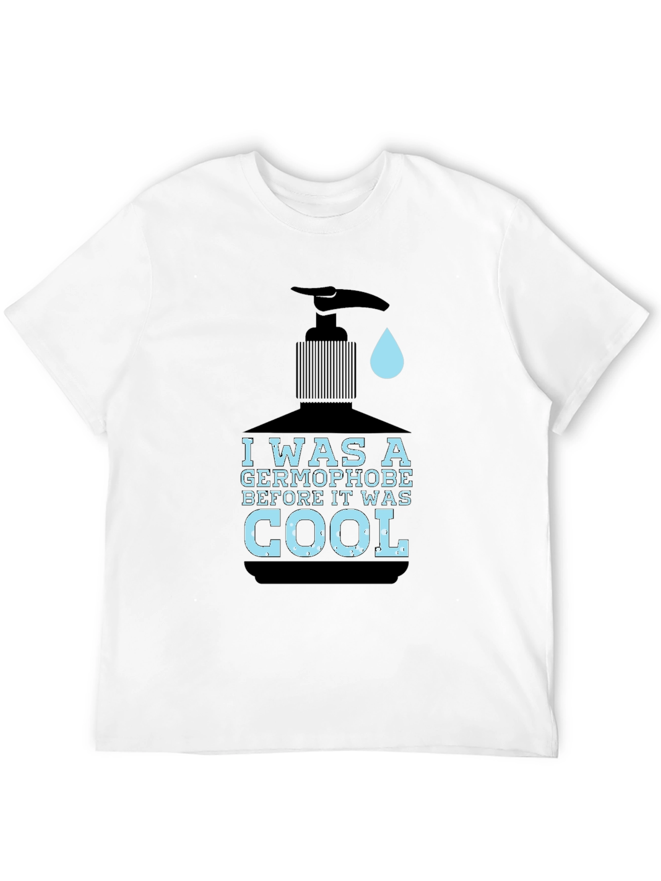 Germophobe Cool Graphic Tee - Black