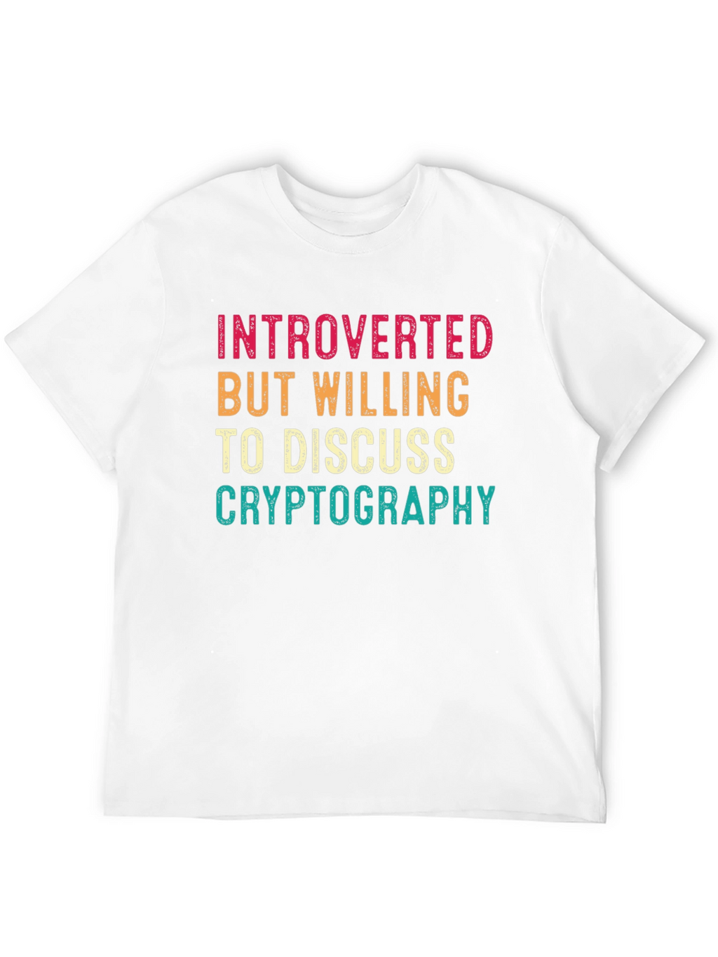 Introverted Cryptography Enthusiast T-Shirt