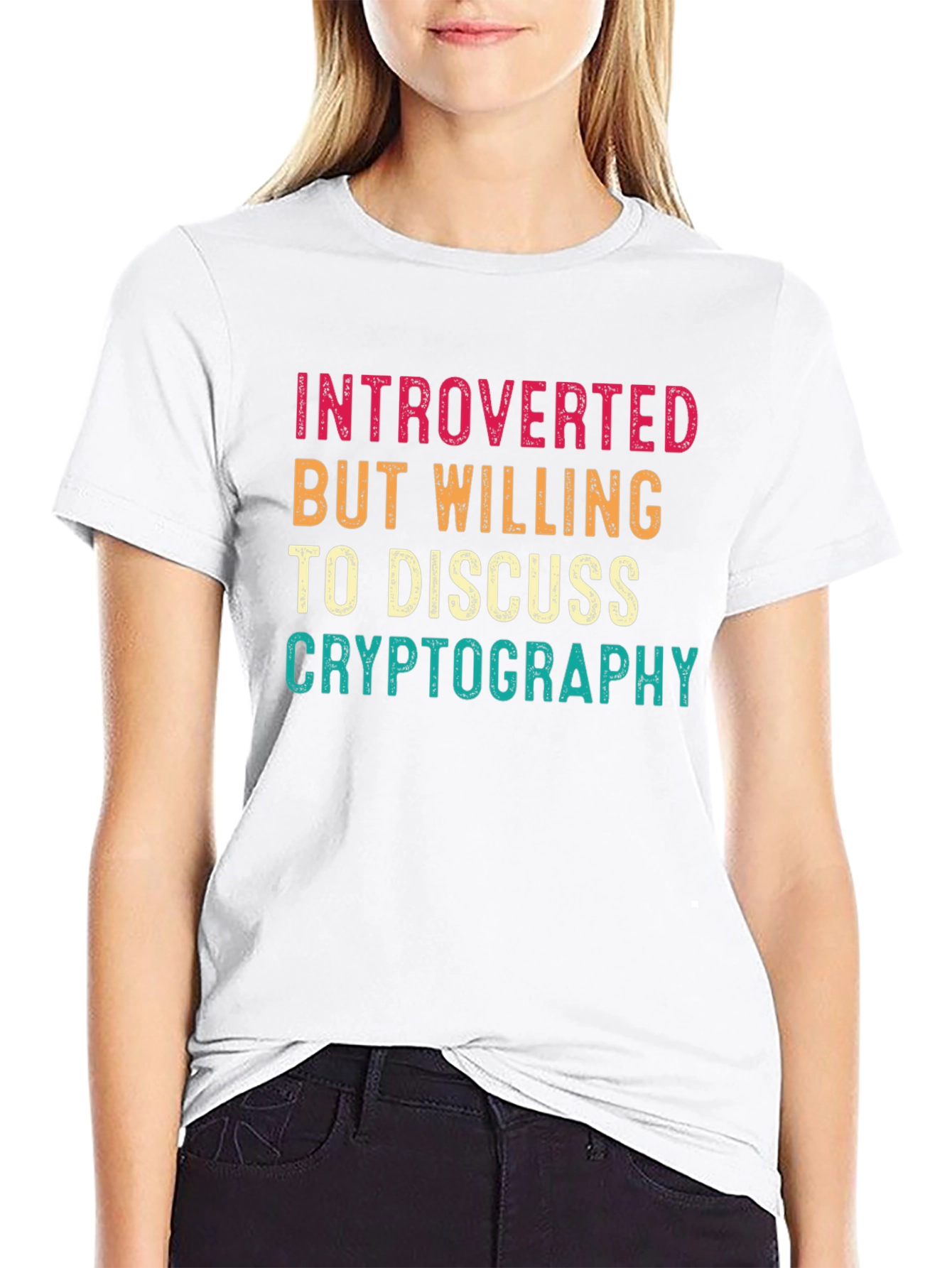 Introverted Cryptography Enthusiast T-Shirt