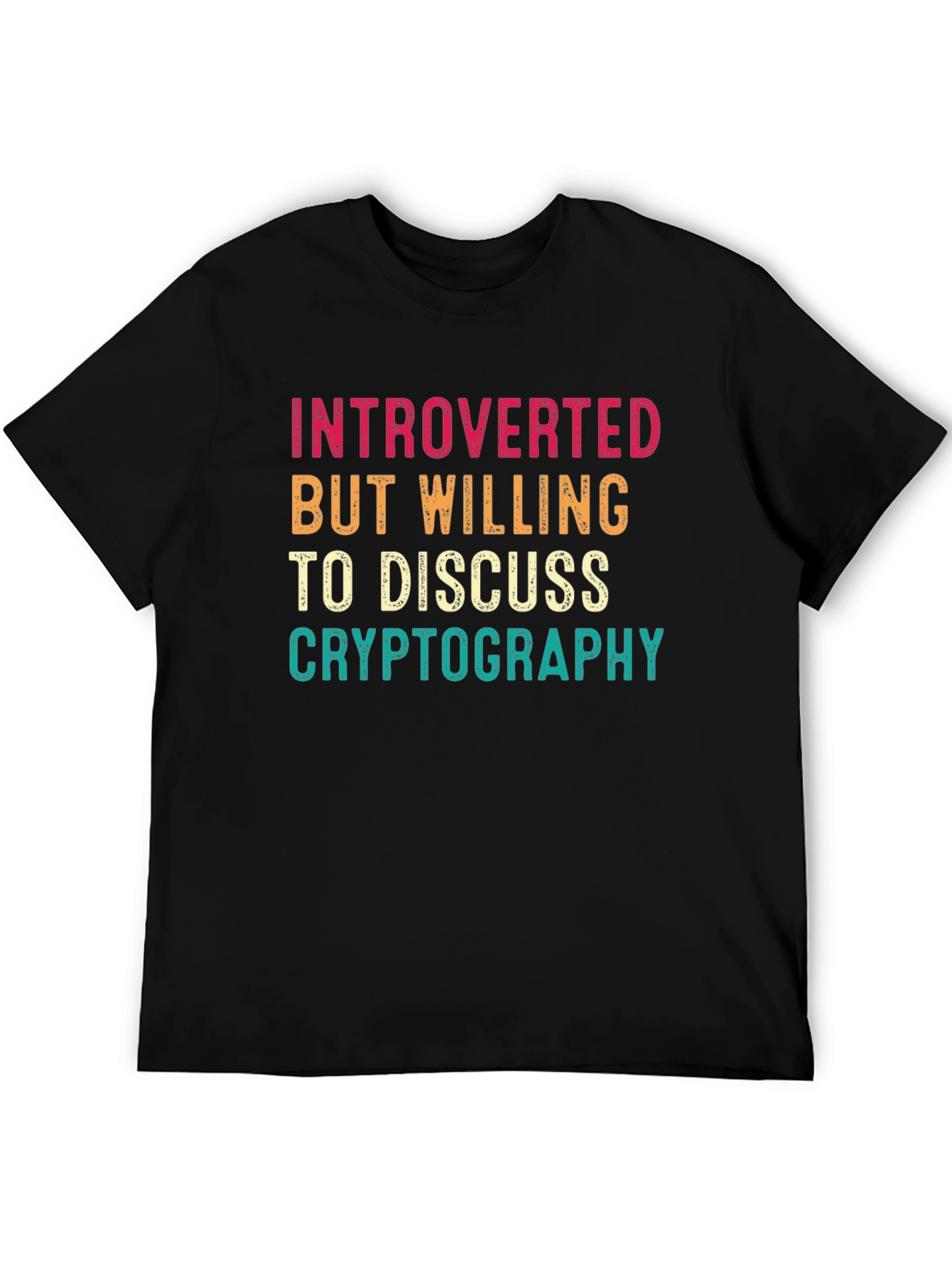 Introverted Cryptography Enthusiast T-Shirt