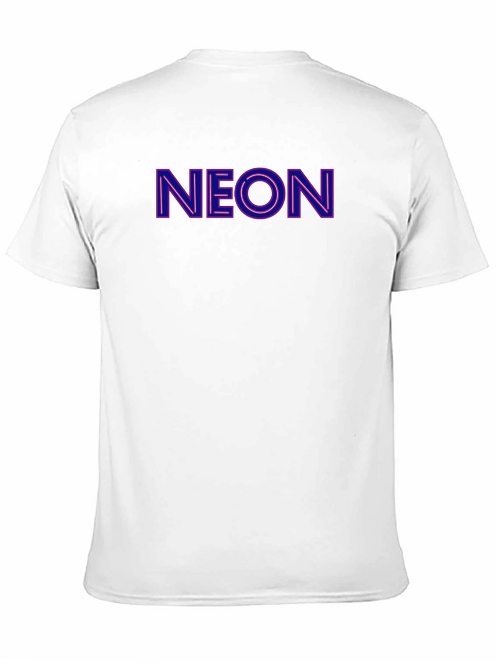 Neon Print Crewneck T-Shirt