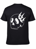 Skull & Lightning Bolt Graphic T-Shirt