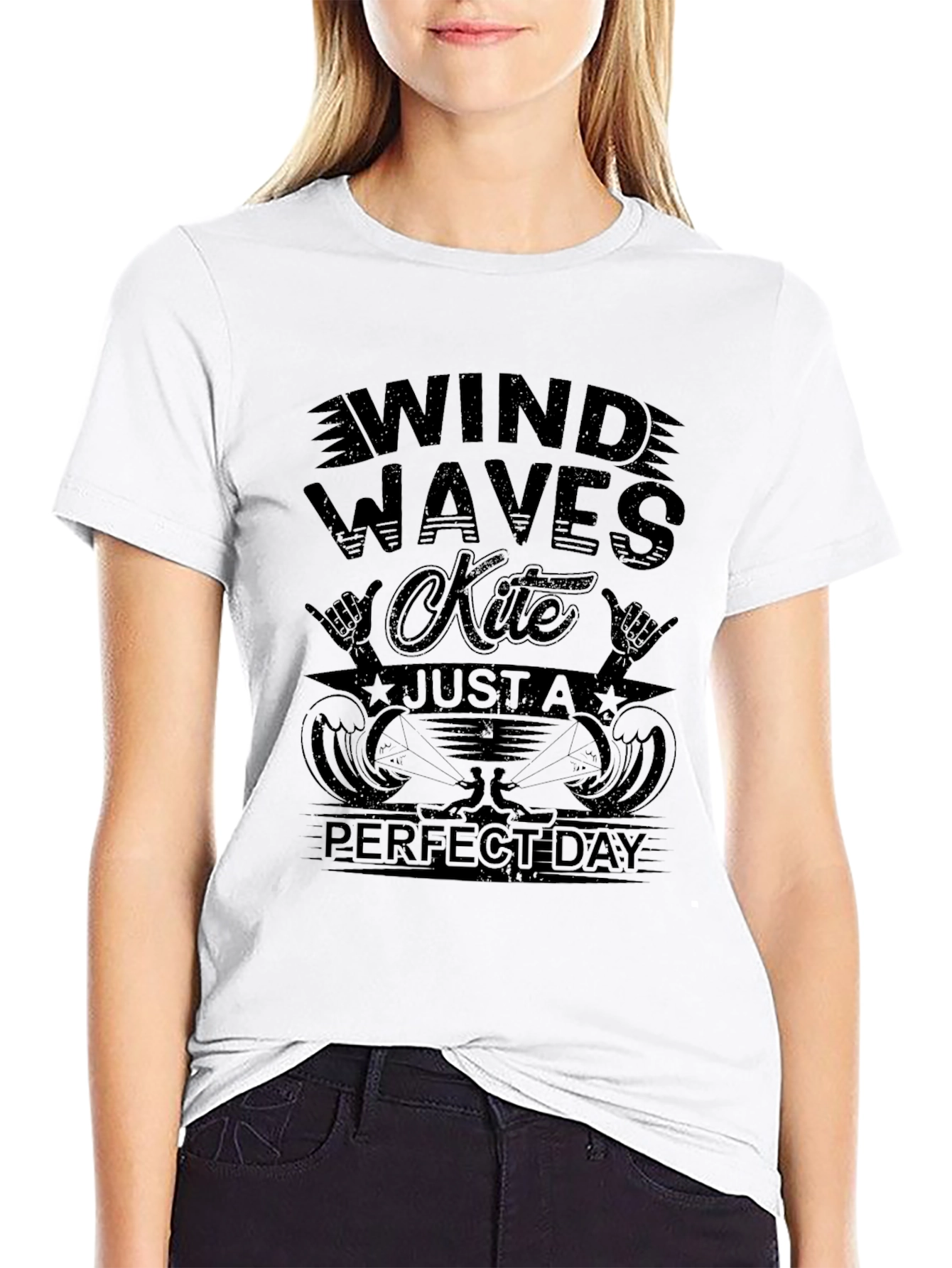 Wind Waves Kite T-Shirt - Perfect Day