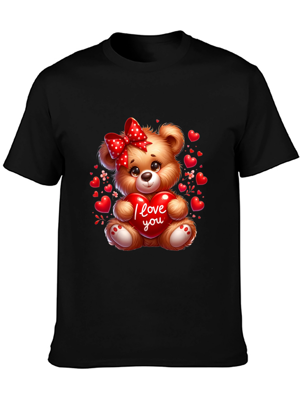 I Love You Teddy Bear T-Shirt