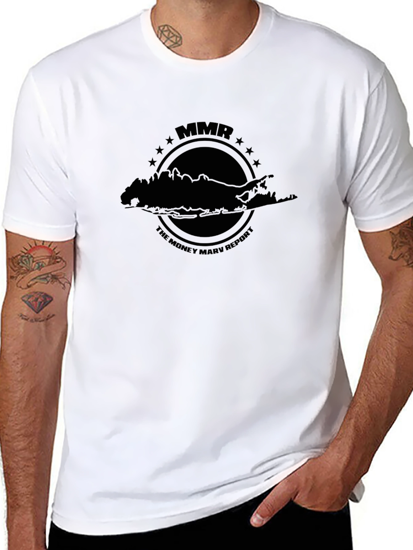 MMR The Money Mary Report Black T-Shirt
