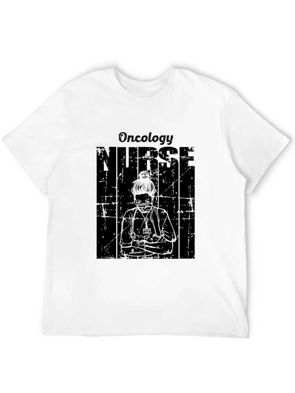 Oncology Nurse Graphic T-Shirt - Black
