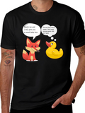 Funny Fox and Duck T-Shirt - Smart Baby Boy