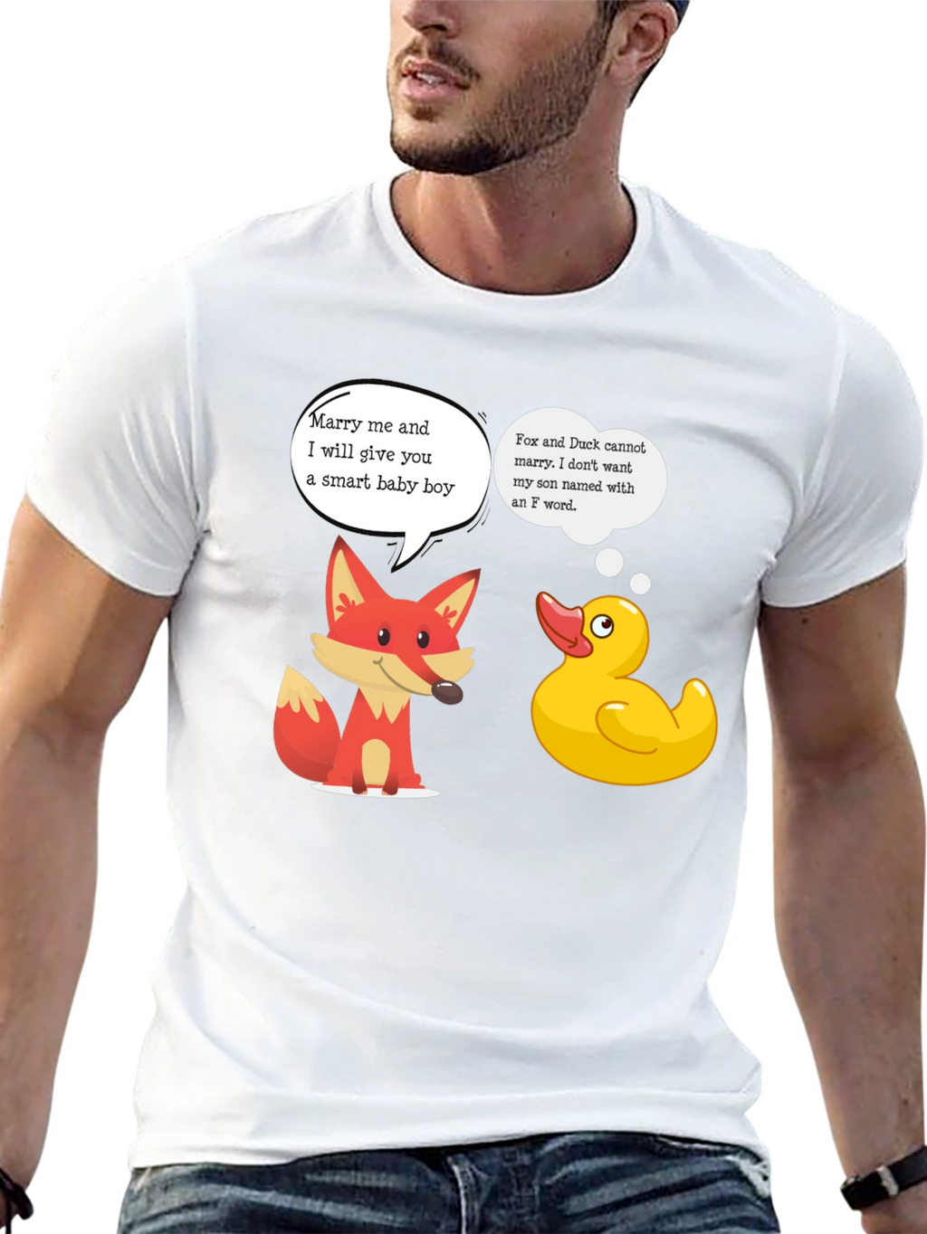 Funny Fox and Duck T-Shirt - Smart Baby Boy