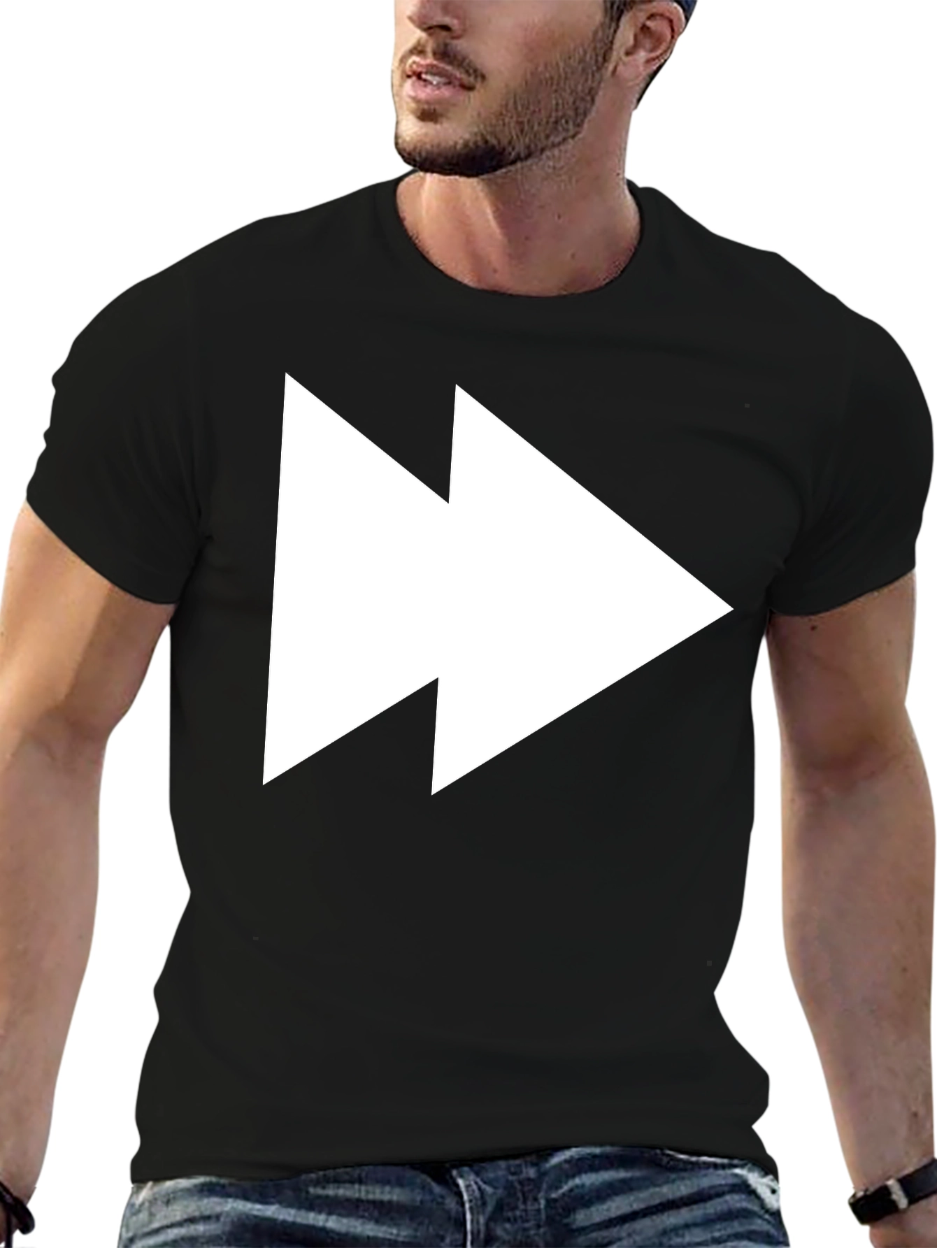Forward Play Black T-Shirt