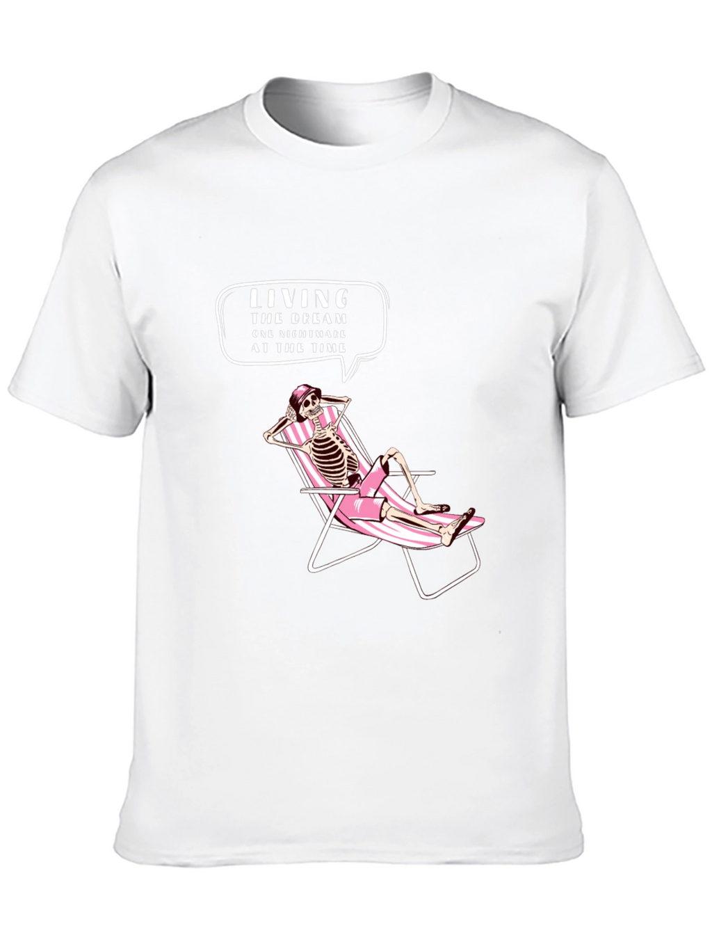 Living the Dream Graphic Tee - Skeleton Beach Vibes