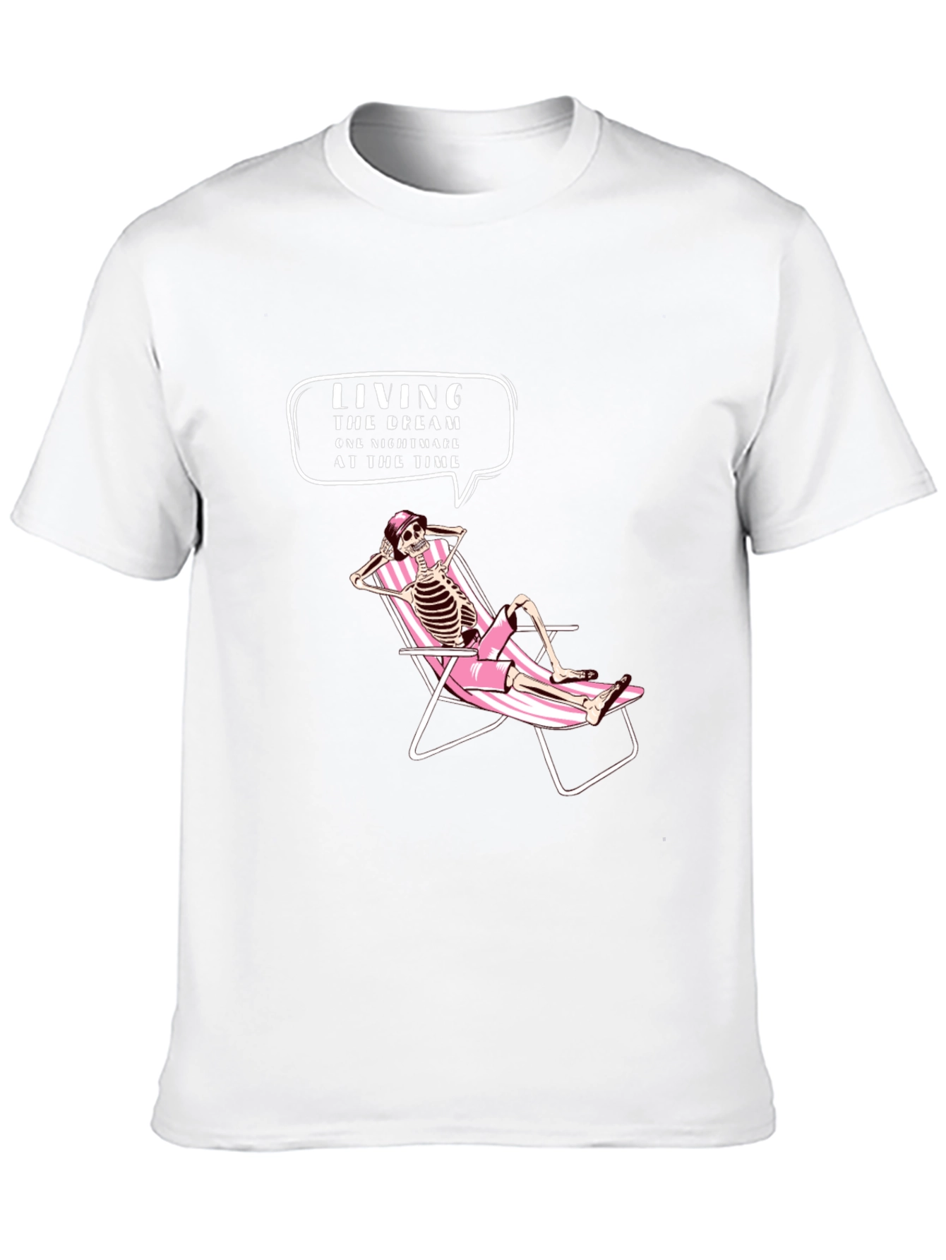 Living the Dream Graphic Tee - Skeleton Beach Vibes