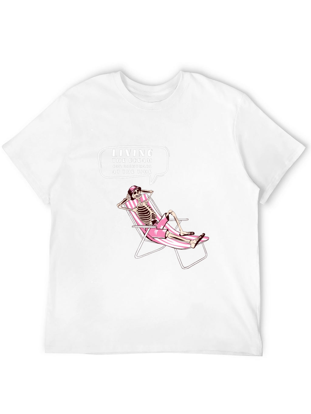 Living the Dream Graphic Tee - Skeleton Beach Vibes