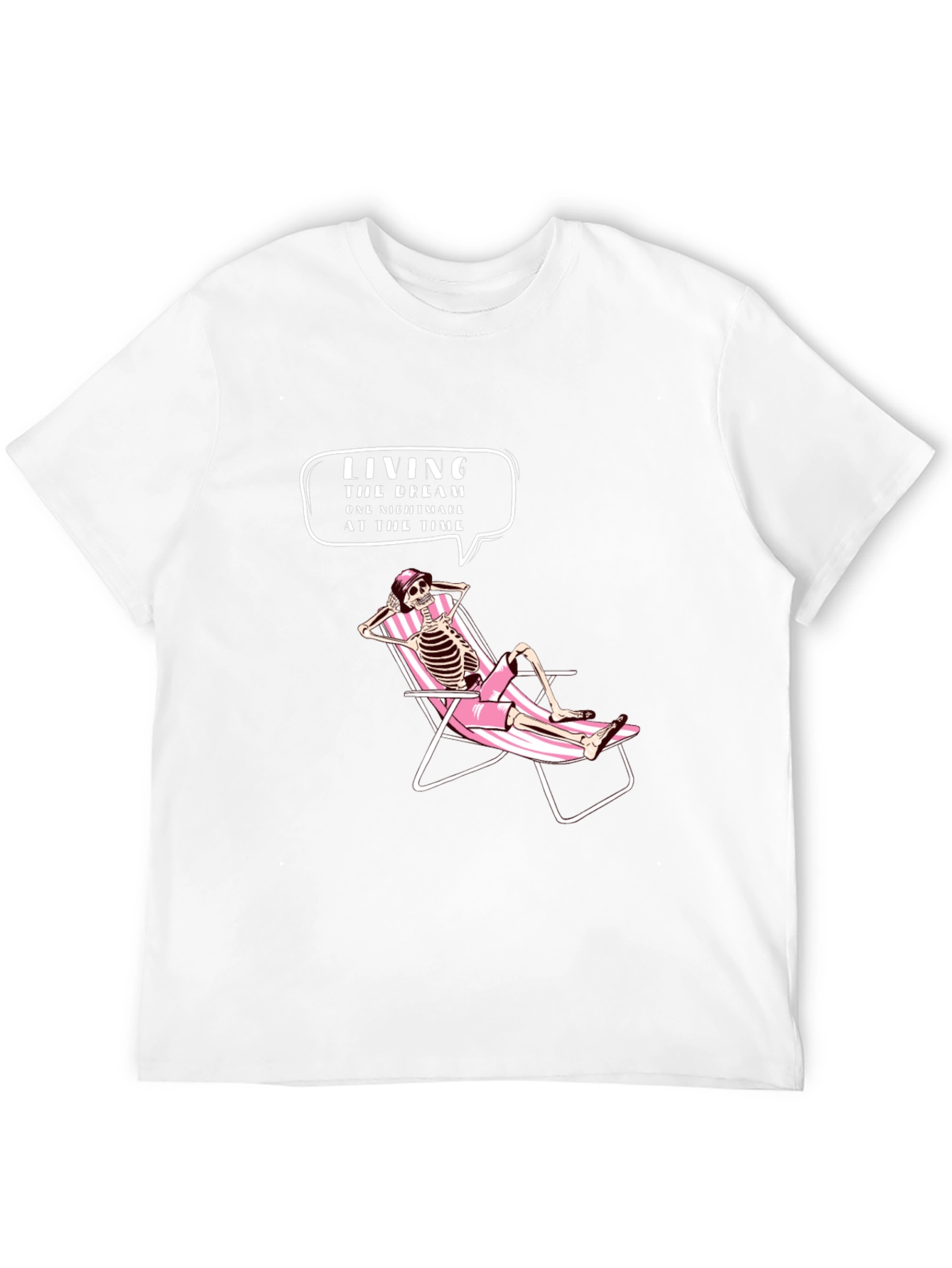 Living the Dream Graphic Tee - Skeleton Beach Vibes