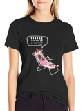 Living the Dream Graphic Tee - Skeleton Beach Vibes