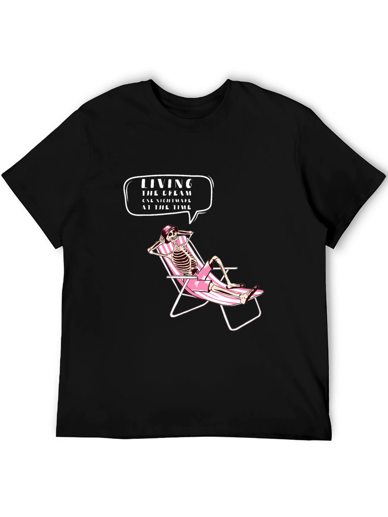 Living the Dream Graphic Tee - Skeleton Beach Vibes