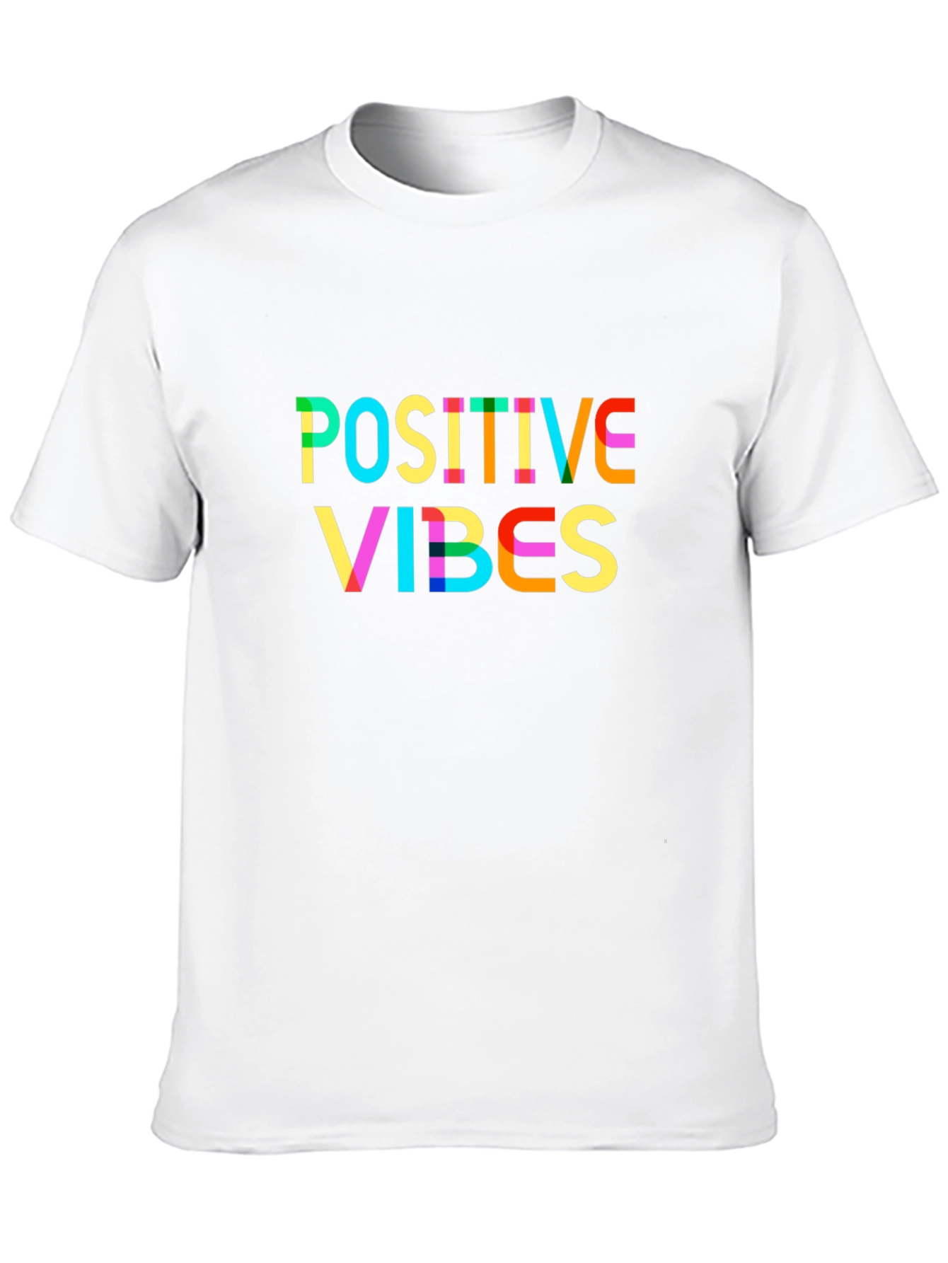 Positive Vibes Graphic Tee - Stylish Black T-Shirt