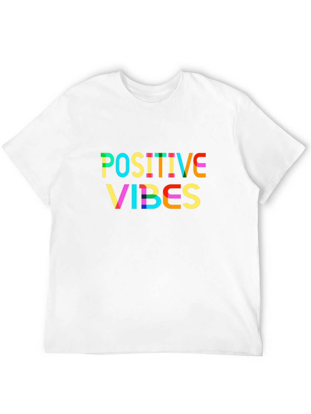 Positive Vibes Graphic Tee - Stylish Black T-Shirt