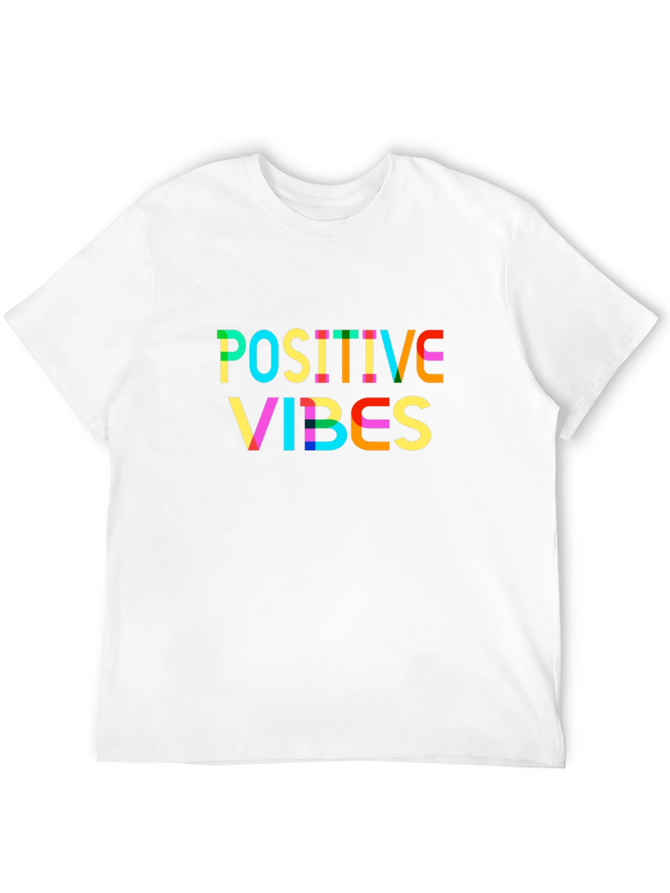 Positive Vibes Graphic Tee - Stylish Black T-Shirt