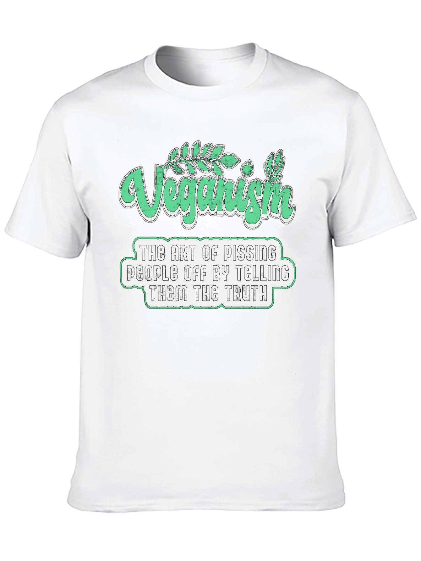 Veganism Art T-Shirt - Pissing People Off