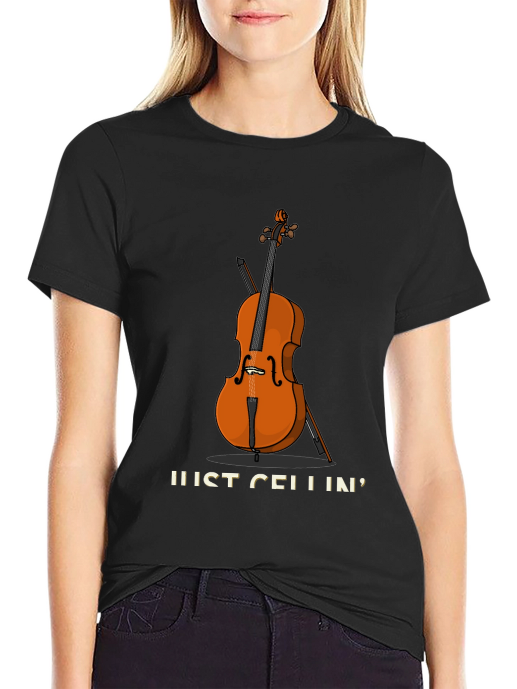 Just Cellin T-Shirt | Music Lover Gift