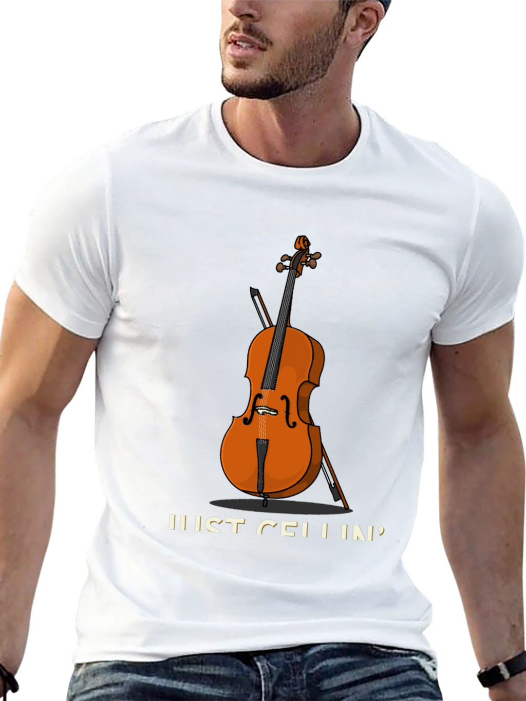 Just Cellin T-Shirt | Music Lover Gift