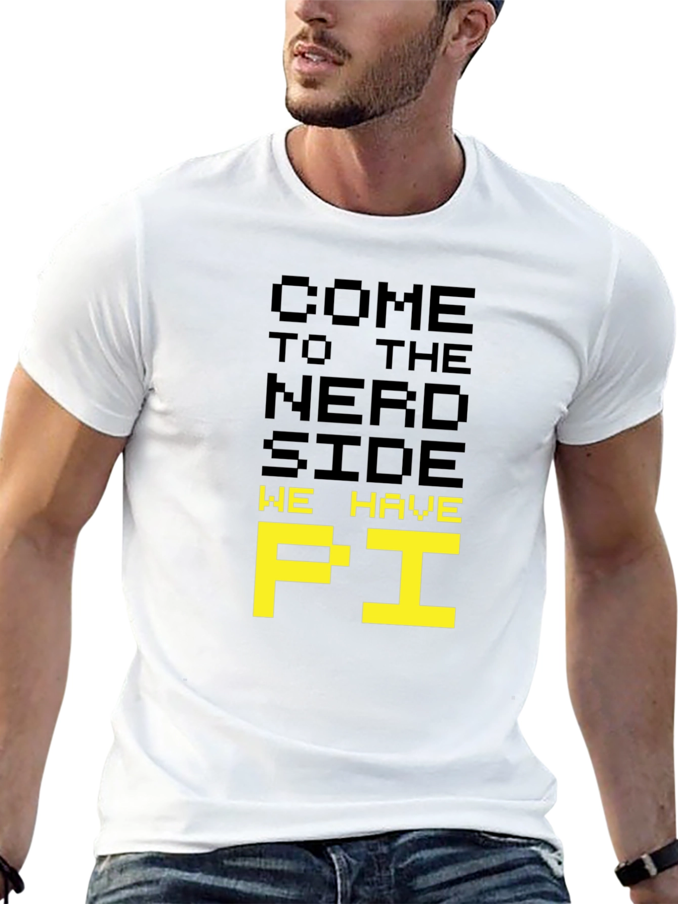 Nerd Side Pi T-Shirt - Geeky Gamer Tee