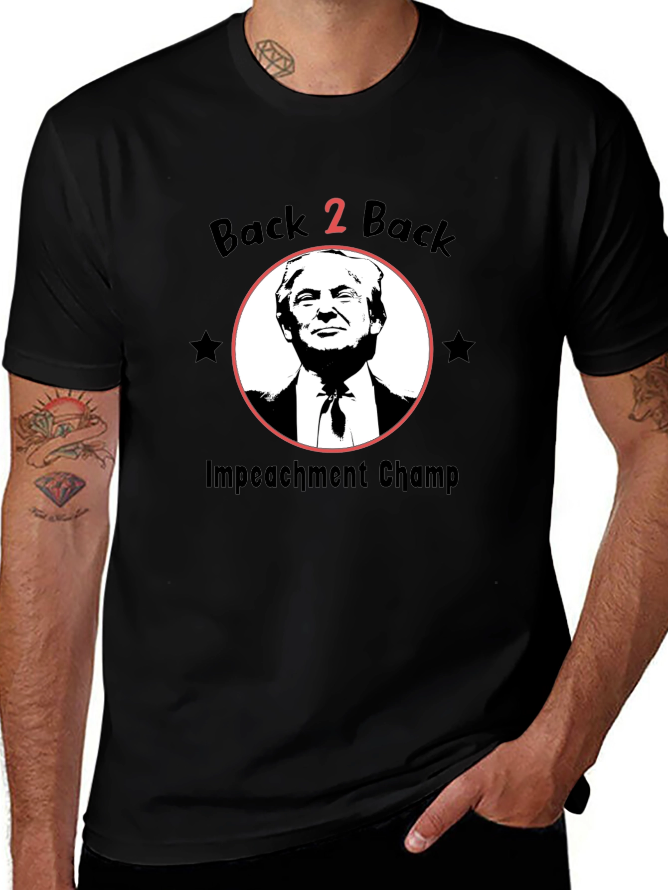 Back 2 Back Impeachment Champ T-Shirt