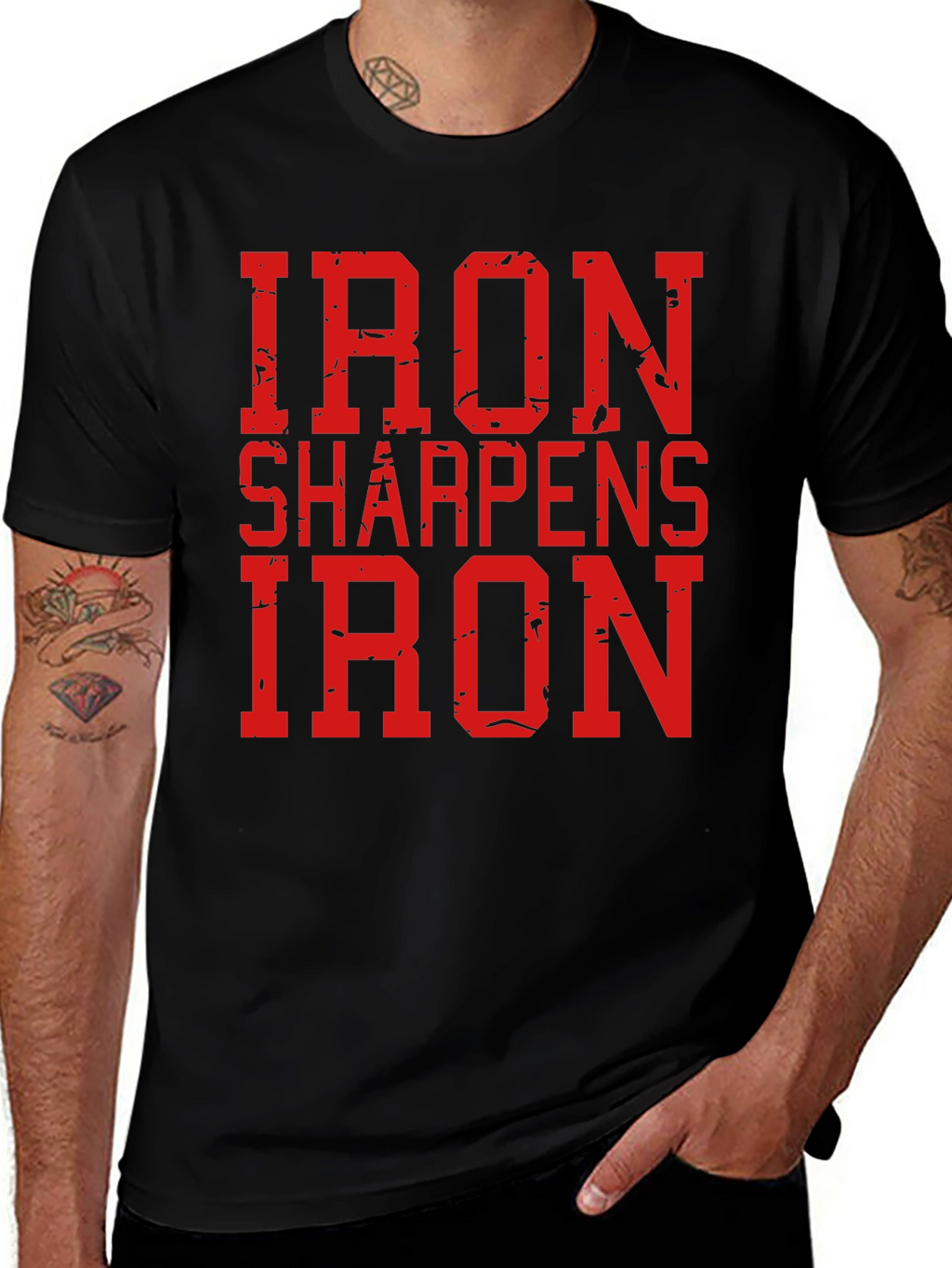 Iron Sharpens Iron Graphic Tee