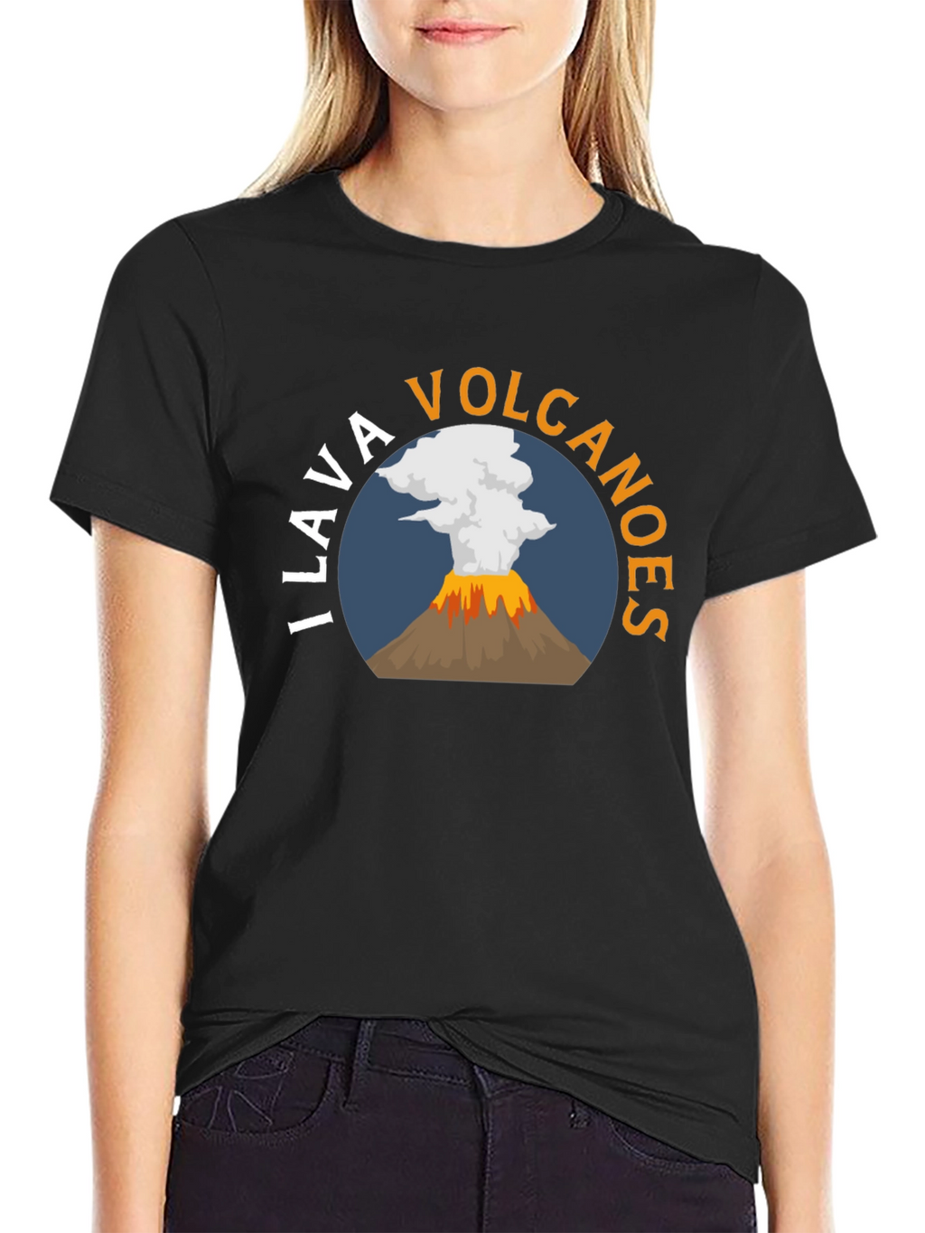 I Lava Volcanoes T-Shirt - Black