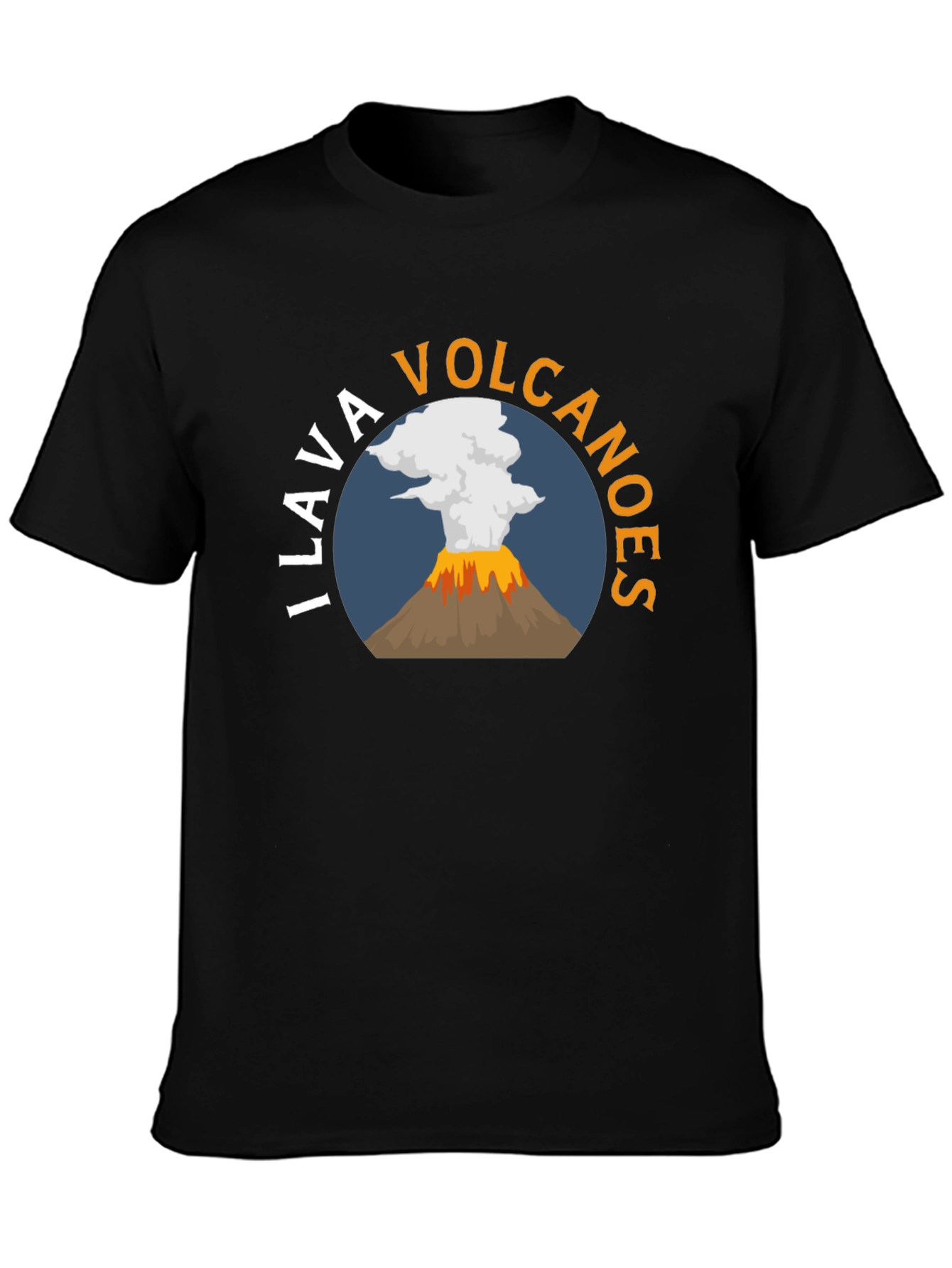 I Lava Volcanoes T-Shirt - Black