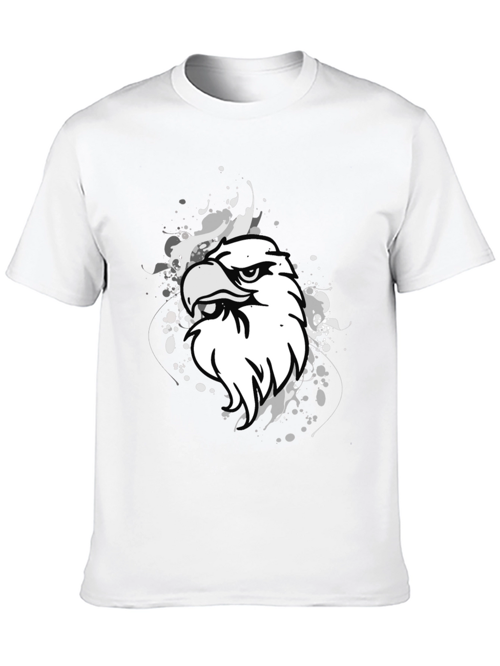 Bold Eagle Graphic Print Black T-Shirt