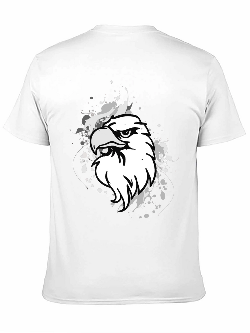 Bold Eagle Graphic Print Black T-Shirt