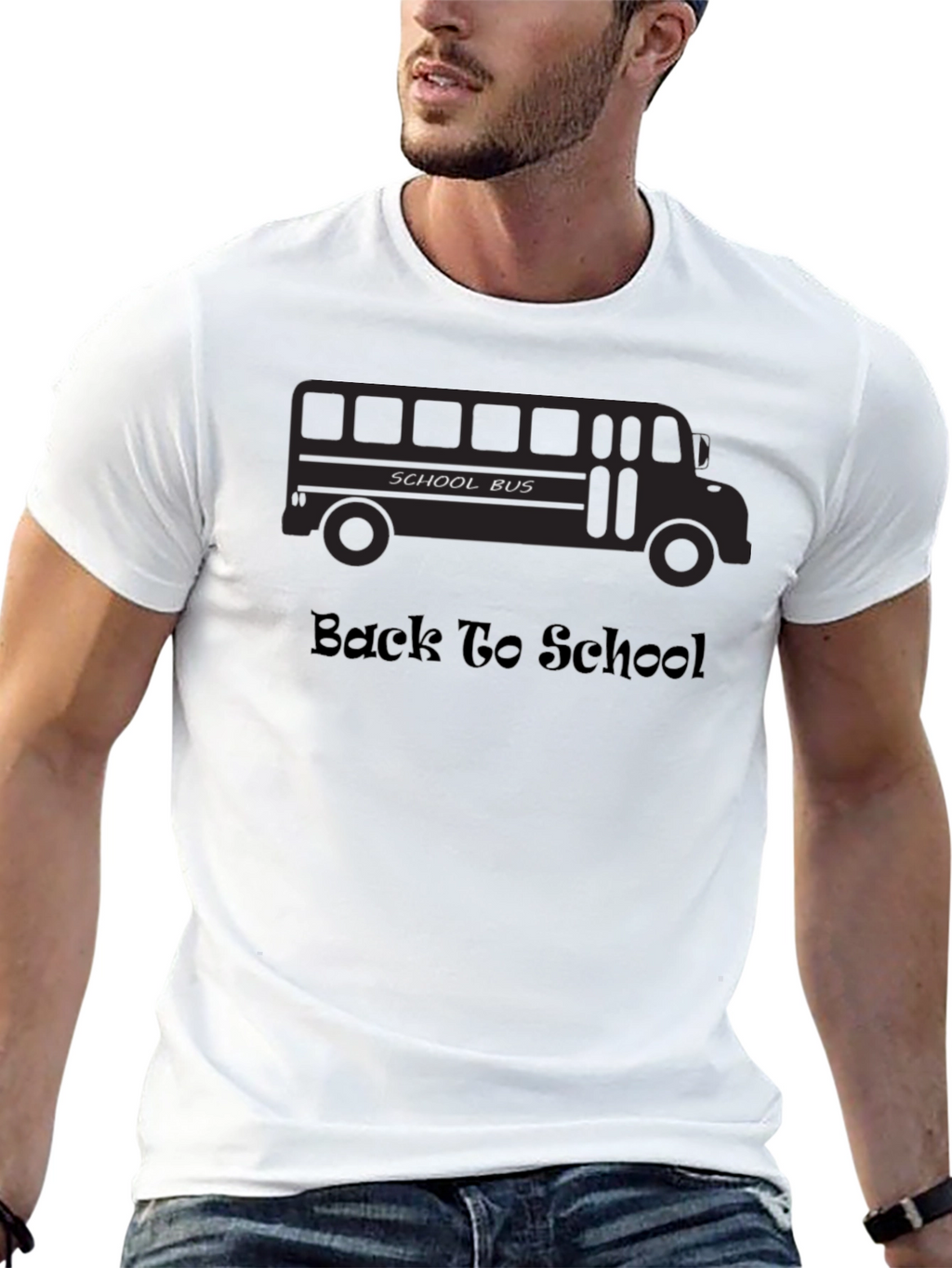 Back to School Bus Graphic Tee