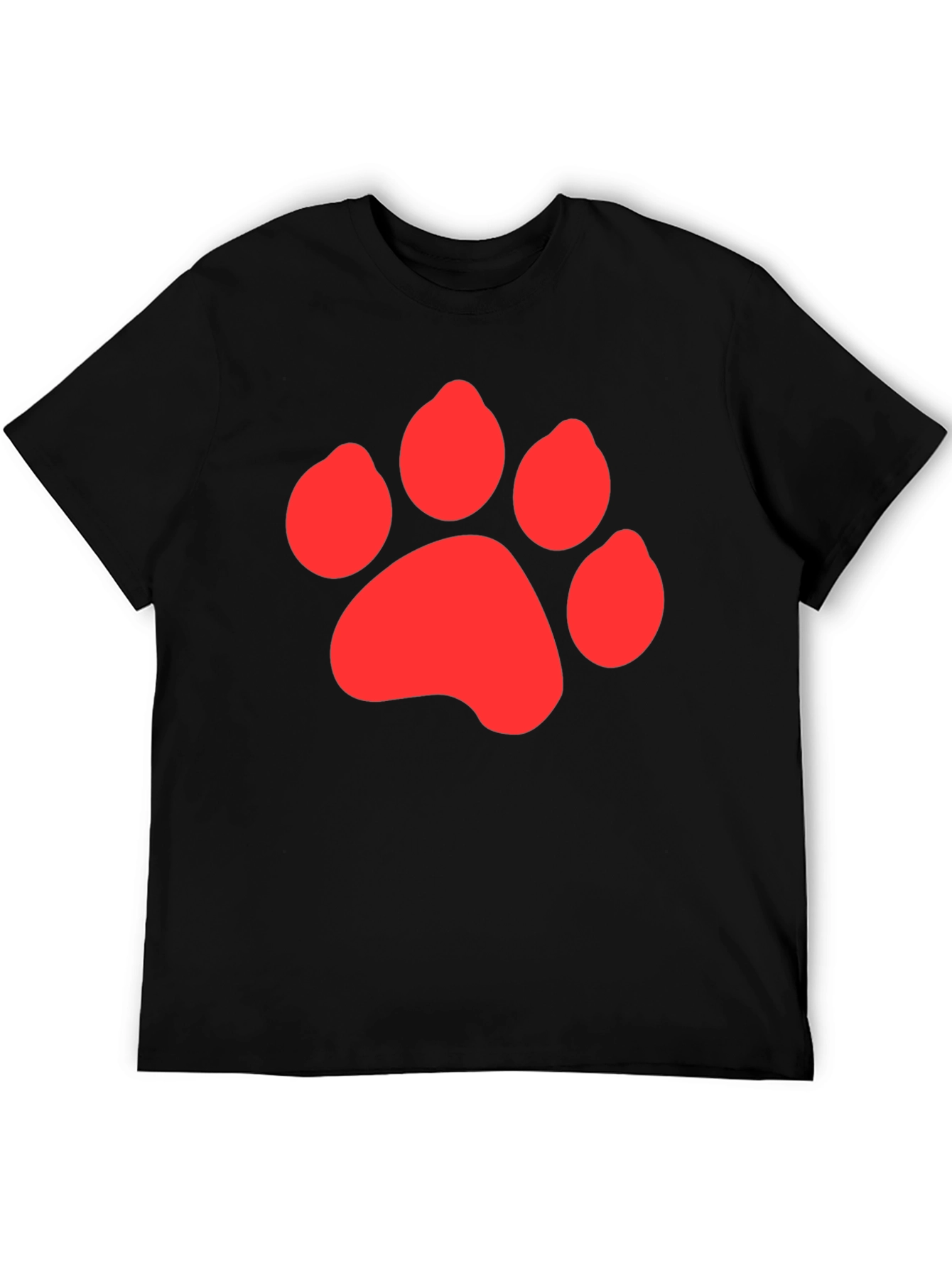 Paw Print Graphic Tee - Casual Style