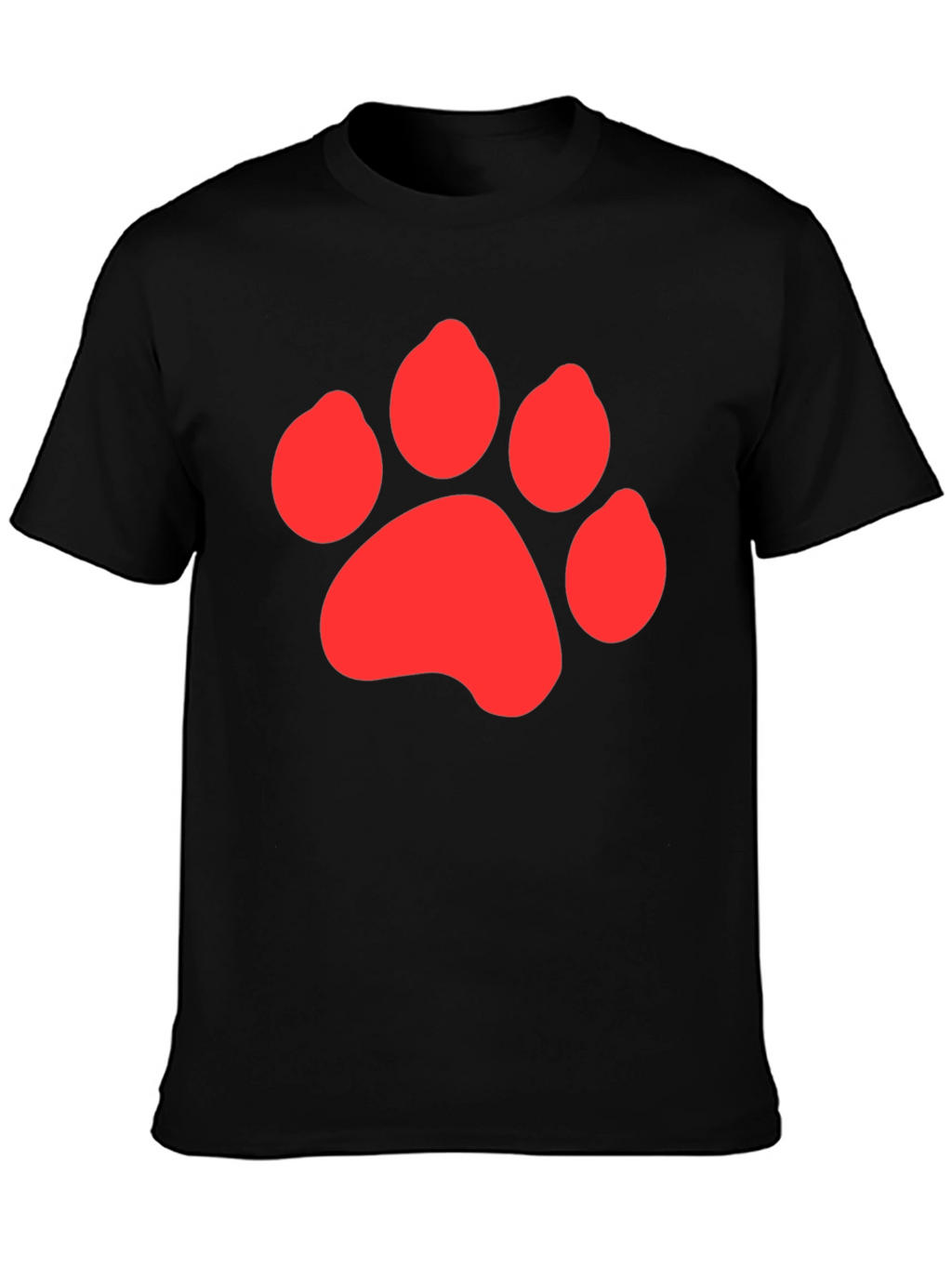 Paw Print Graphic Tee - Casual Style
