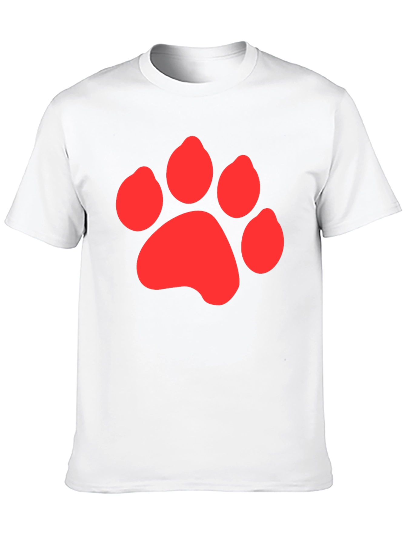 Paw Print Graphic Tee - Casual Style