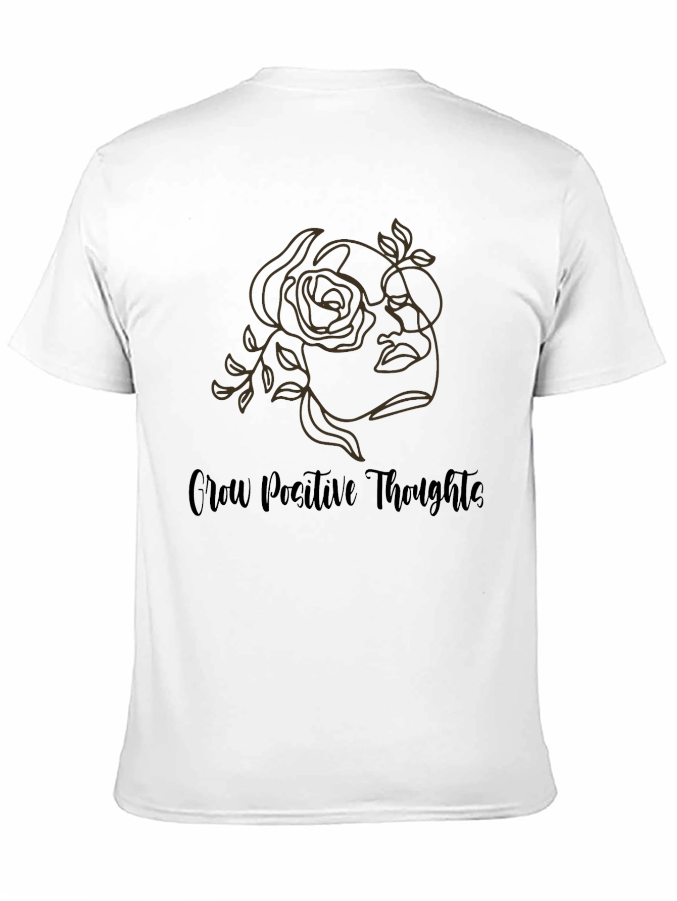 Grow Positive Thoughts T-Shirt Graphic Tee