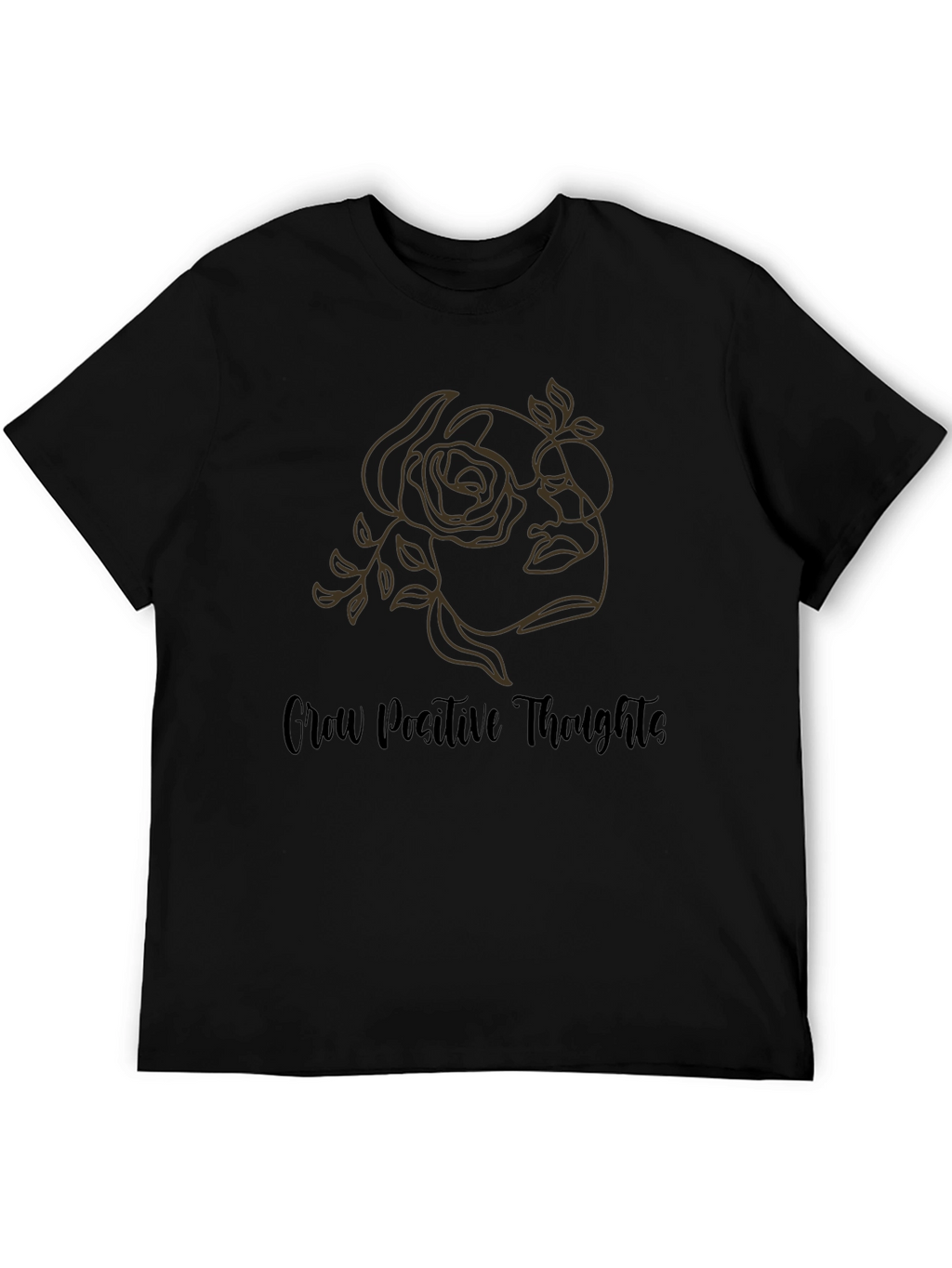 Grow Positive Thoughts T-Shirt Graphic Tee