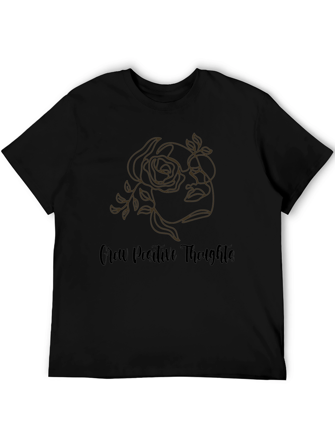 Grow Positive Thoughts T-Shirt Graphic Tee