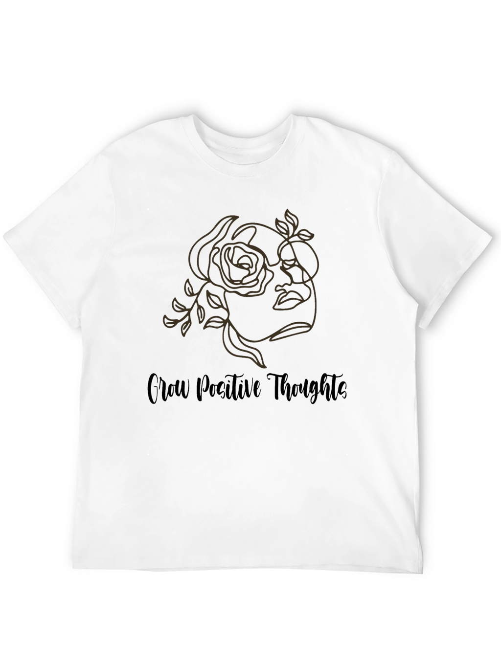 Grow Positive Thoughts T-Shirt Graphic Tee