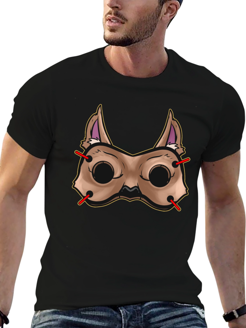 Dog Mask T-Shirt - Unique Graphic Tee