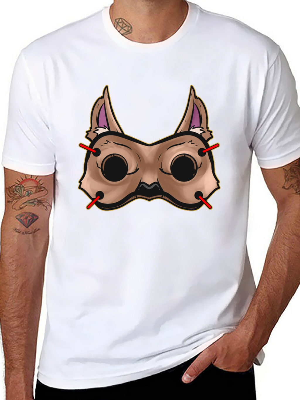 Dog Mask T-Shirt - Unique Graphic Tee