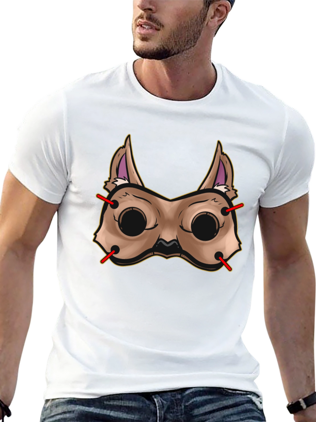 Dog Mask T-Shirt - Unique Graphic Tee