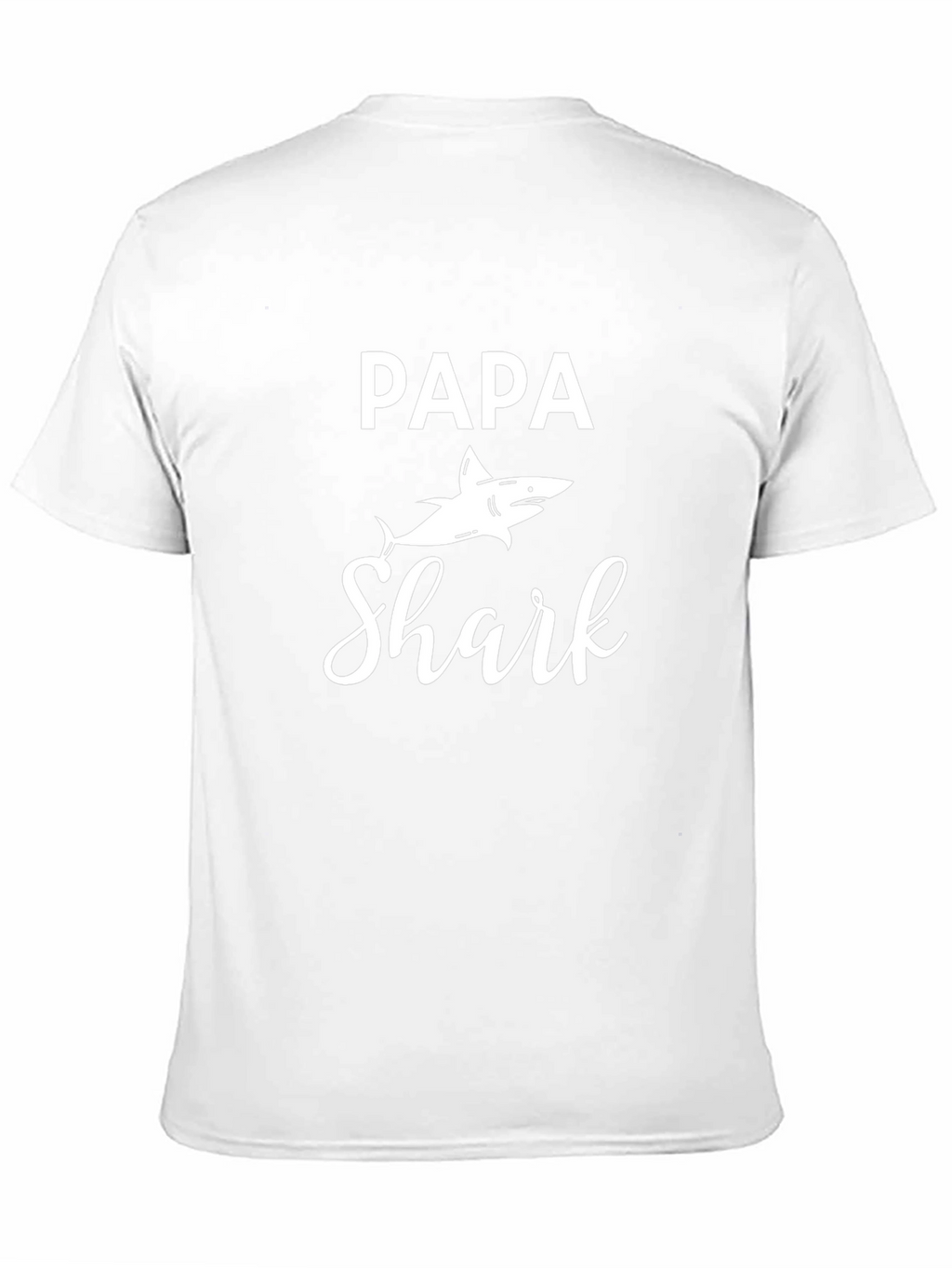 Papa Shark Graphic Tee - Mens Black T-Shirt